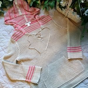 Christopher & Banks hooded sweater nwot